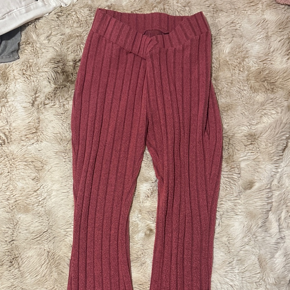 SHEIN Pink Wide Leg Pants